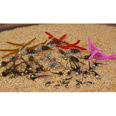 Imagem de Região Pesca Premium Tungstênio Ninfa Voa Variação | 60 moscas