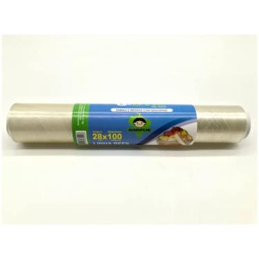 Imagem de Campineira Filme PVC 28 Cm X 100 Metros Transparente - Guarufilme