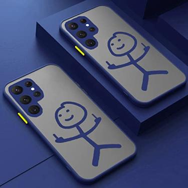 Imagem de Estojo traseiro fosco rígido para Samsung Galaxy S22 S21 Ultra S20 FE S10E S10 S9 Plus Nota 20 10 9 Capa protetora macia à prova de choque, 7, para S22 Plus