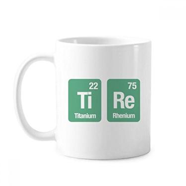 Imagem de Tire Chemical Element Caneca cerâmica cerâmica xícara de café porcelana louça