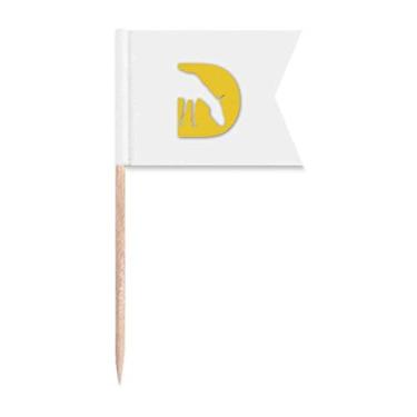 Imagem de Burros Refeições Contorno Grasslands Bandeiras de Palito de Dente, Marcação de Rotulagem para Bolo de Festa Prato de Queijo