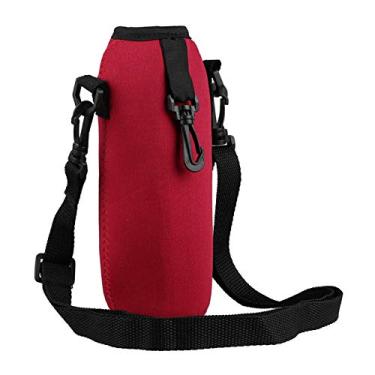 Imagem de Homyl Porta-garrafa de água de Estojo de Manga com Capa Isolada de Neoprene, Vermelho