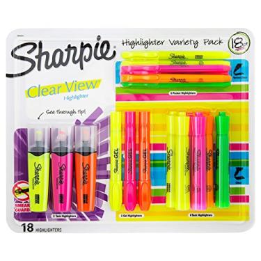 Imagem de Sharpie Pacote sortido de marca-texto, 18 unidades