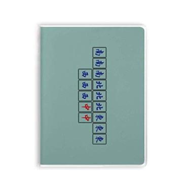 Imagem de Caderno Grand Four Happiness Mahjong Tiles capa de chiclete diário capa macia