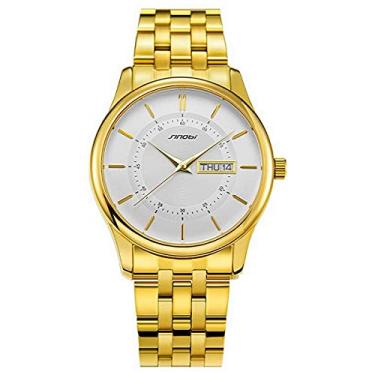 Imagem de Relógio de Pulso Masculino Sinobi Relógio Elegante Casual de Aço Inoxidável À Prova D'agua (C3)