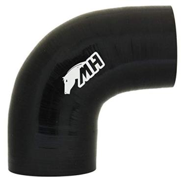 Imagem de Mangote em Silicone Redutor Curva 90° graus 3-1/4" para 3" polegadas (83mm para 76mm) x 125mm