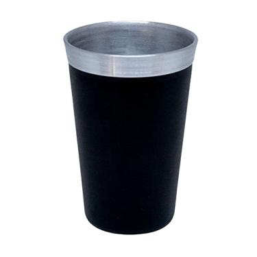 Imagem de Copo Térmico Tereré Cerveja Chopp Parede dupla Preto 390 ml
