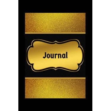 Imagem de Gold Black Journal: Gorgeous Golden Gift (Glossy Cover)