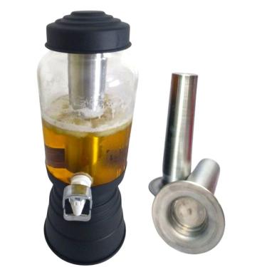 Imagem de Torre De Chopp Chopeira Cervejeira Com 2 Bastões Térmico Lacrado 