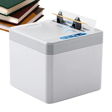 Imagem de Paliteiro Automático | palitos pop-up com sensor inteligente - Caixa paliteiro elétrica com carga USB para restaurante, hotel, casa Homraa