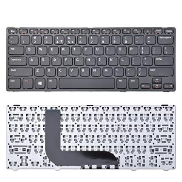 Imagem de SUNMALL Teclado de substituição para Dell inspiron 13Z-5323 14Z-5423 14Z-4523 14Z-3528 14Z-3526 14Z-5323, Vostro 3360 v3360 v3560D V3360D V3450D V3460D Series Laptop Preto EUA Layout 5FCV3 V128725BS1 90.4