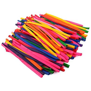 Imagem de QANYEGN 200pcs Magic Mix Color Balloons Kit, Balões De Látex Long Twist DIY, Amarrando Fazendo Balões Twist Para Decoração De Festas E Eventos