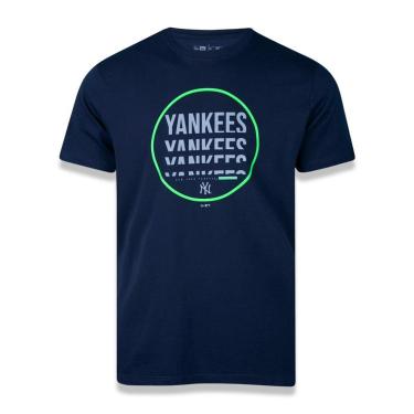 Imagem de Camiseta Manga Curta Mlb New York Yankees Urban Tech Cut Marinho New Era-Masculino