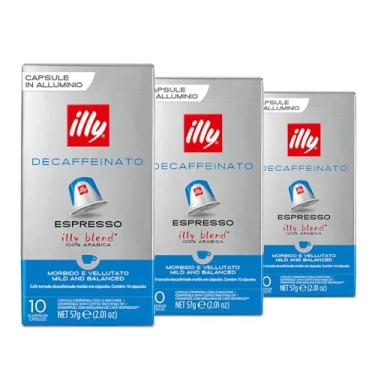 Imagem de 30 Cápsulas para Nespresso, Café Italiano Illy, Descafeinado