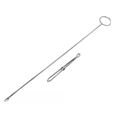 Imagem de Passador De Cordão Elástico Fita + Virador De Roletê