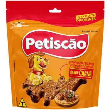 Imagem de Bifinho Petiscão para Cães Adultos Sabor Carne Ossinho - 500g