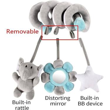 Imagem de  Brinquedos pendurados para cadeirinha Crib Mobile, Baby Spiral infantil 