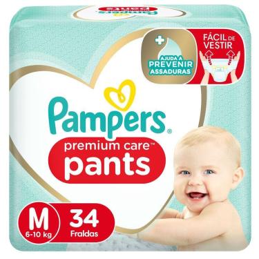 Imagem de Fralda Pampers Premium Care Pants M com 34un