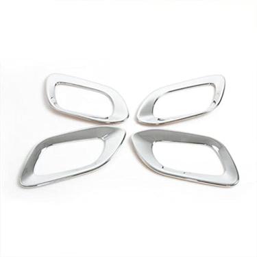 Imagem de WMGoods Apto para Citroen C3-XR, 4 peças ABS de maçaneta interna de porta decorativa para moldura decorativa, acessórios de estilo de carro