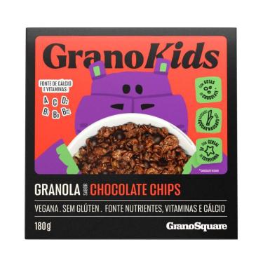 Imagem de Granola Granokids Chocolate Chips 180G - Grano Square
