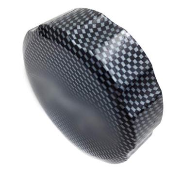 Imagem de AfterMokit Tampa de Reservatório de Fluido de Freio de Fibra de Carbono "RR" Gravado para CBR 600RR 900RR 929RR 954RR 1000RR