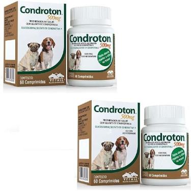 Imagem de Combo 2un Condroton 500mg 60 Comprimidos Cada - Vetnil