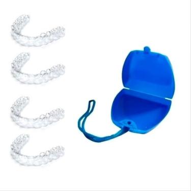 Imagem de 360 Placas de Silicone Moldável para Bruxismo, Conjunto com 4 unidades