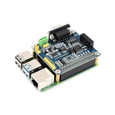 Imagem de Waveshare Isolated RS485 RS232 Expansion HAT for Raspberry Pi SPI Control Onboard Protection Circuits
