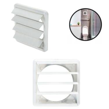 Imagem de Veneziana Autofechante P/Exaustor 15cm 150mm Grande Anti Inseto