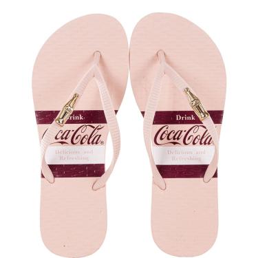 Imagem de Sandália chinelo de dedo feminino coca cola andale CC4379