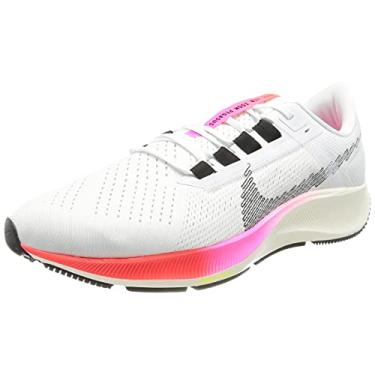 Imagem de NIKE Tênis de corrida masculino Stroke, Branco brilhante Crimson Volt, 38