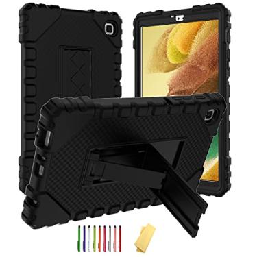 Imagem de UUcovers Capa para Samsung Galaxy Tab A7 Lite 2021 de 8,7 polegadas (SM-T220/T225/T227) para crianças, com suporte, resistente, à prova de choque, resistente, rígida/macia, capa protetora híbrida com