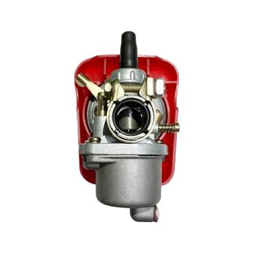 Imagem de Novo motor de bicicleta carburador vermelho para 2 tempos 49cc 50cc 60cc 66cc 80cc kit de motor motorizado de bicicleta