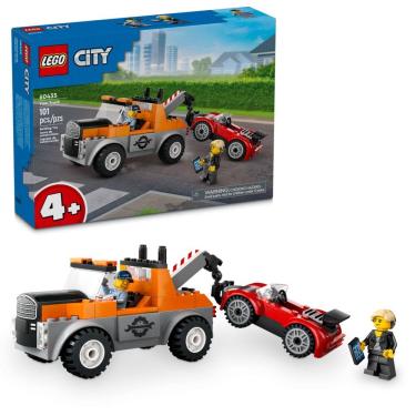 Imagem de Blocos de Montar - City - Caminhao de reboque e carro esportivo - LEGO DO BRASIL