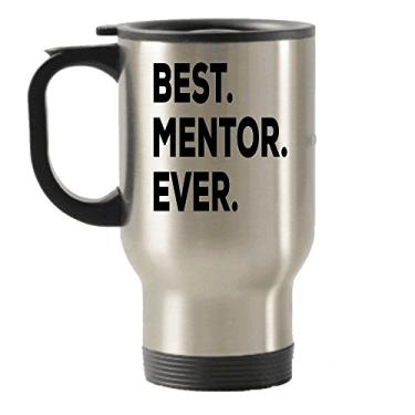 Imagem de Caneca de viagem Mentor – Melhor Mentor EverTravel – Presentes para mulheres e homens – Appreciation From Mentee – Enfermeira, professor, escritório, supervisor de médico, chefe – Feminino masculino