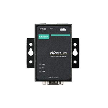 Imagem de MOXA Servidor de dispositivo serial de portas NPort 5110-1, Ethernet 10/100, RS232, DB9 macho