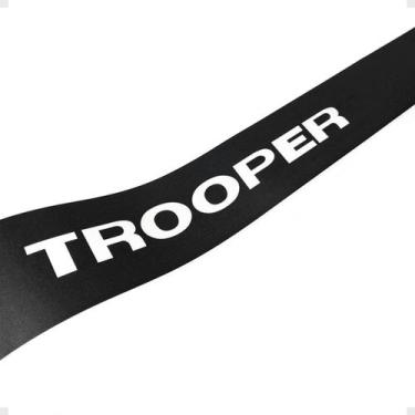 Imagem de Faixa Saveiro Trooper 2014/2018 Adesivo Preto Tampa Traseira - SPORTIN