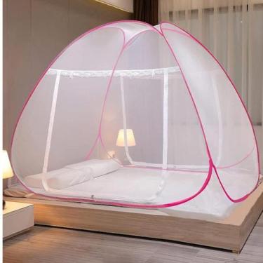 Imagem de Mosquiteiro Tenda Cama Casal  e Queen Dobrável Pratico E Portátil - LI