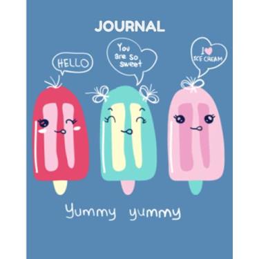 Imagem de Happy Popscicle Icecream Journal: Large 240 page 8x10 journal for home school office