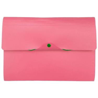 Imagem de Pasta Sanfonada A4 Aromas Morango Com 12 Divisoes - Dello