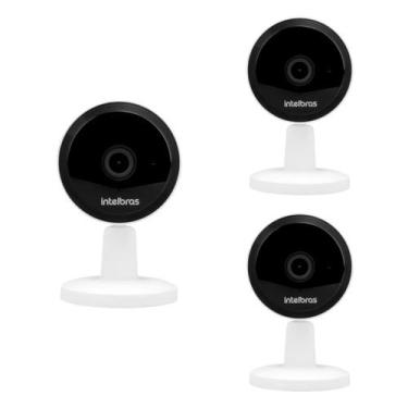 Imagem de Kit Com 3 Cameras De Video Imx1 Branca Wi-fi Hd Intelbras