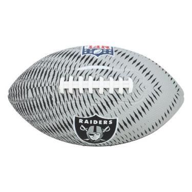 Imagem de Bola de Futebol Americano Wilson NFL Team Tailgate Jr. Las Vegas Raide