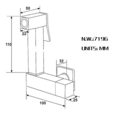 Imagem de Ducha Higiênica Luxo Banheiro Preto Fosco Com Registro - Xoxo