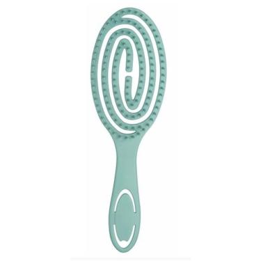 Imagem de Escova De Cabelo Flex Yflex Oval Desembaraça Sem Quebrar Fio - TRENDPE