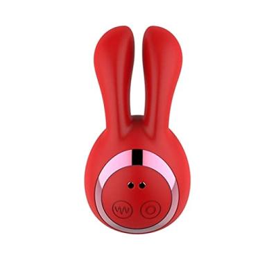 Imagem de Vibradores Coelho Para clitóris Brinquedos Mamilos Massageador Mama Vibradores Para Mulheres 10 Frequência (Vermelho)