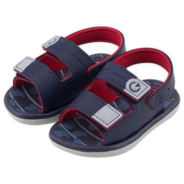 Imagem de Sandália Menino Casual Mini Baby Papete Infantil Masculina Cartago 120