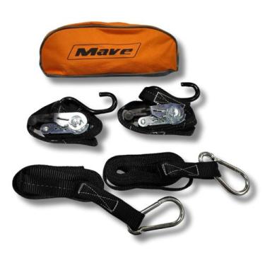 Imagem de Kit Cinta P/ Moto Catraca Amarração Jetski 800kg Quadriciclo - MAVE