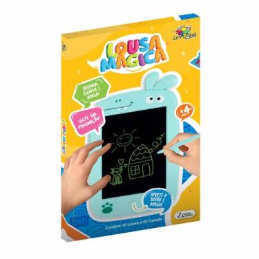 Imagem de Tablet Lousa Mágica Lcd Desenho Infantil 29 cm Bichos - Zein Importaca
