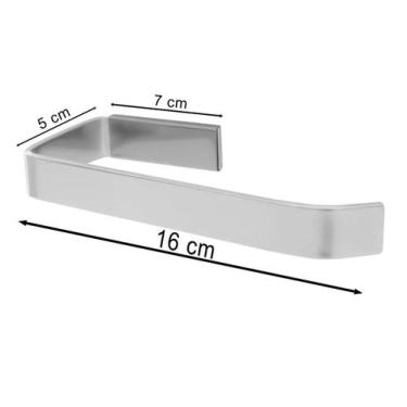 Imagem de Papeleira Chapa Fina Porta Papel Higiênico Standard Polido - Montelar 