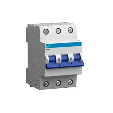 Imagem de Disjuntor tripolar 100a curva c mini din c100 weg